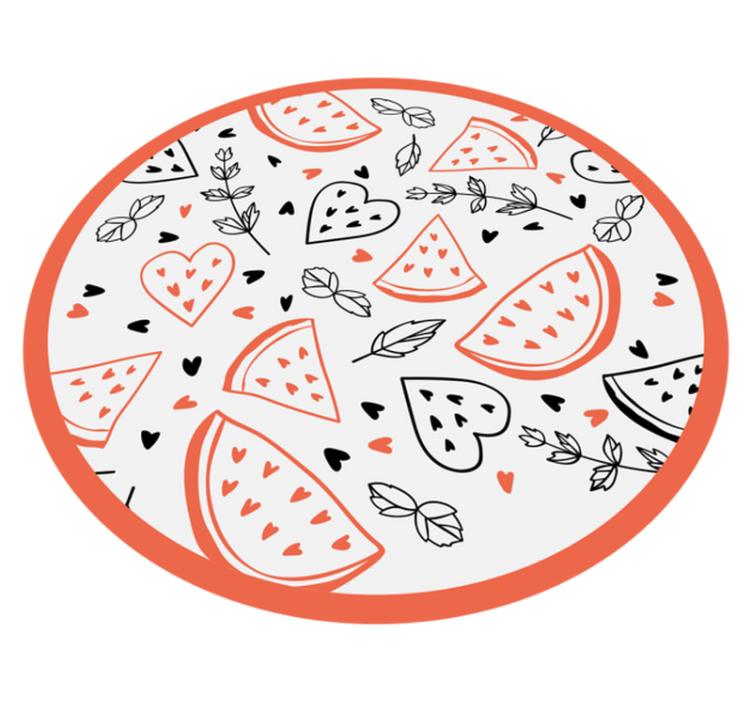 édes szív minták vinil szőnyeg mások - TenStickers