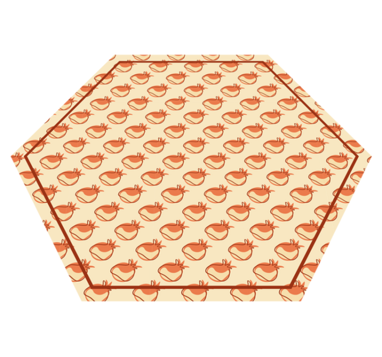 Bájos madárminták vinil szőnyeg konyha - TenStickers