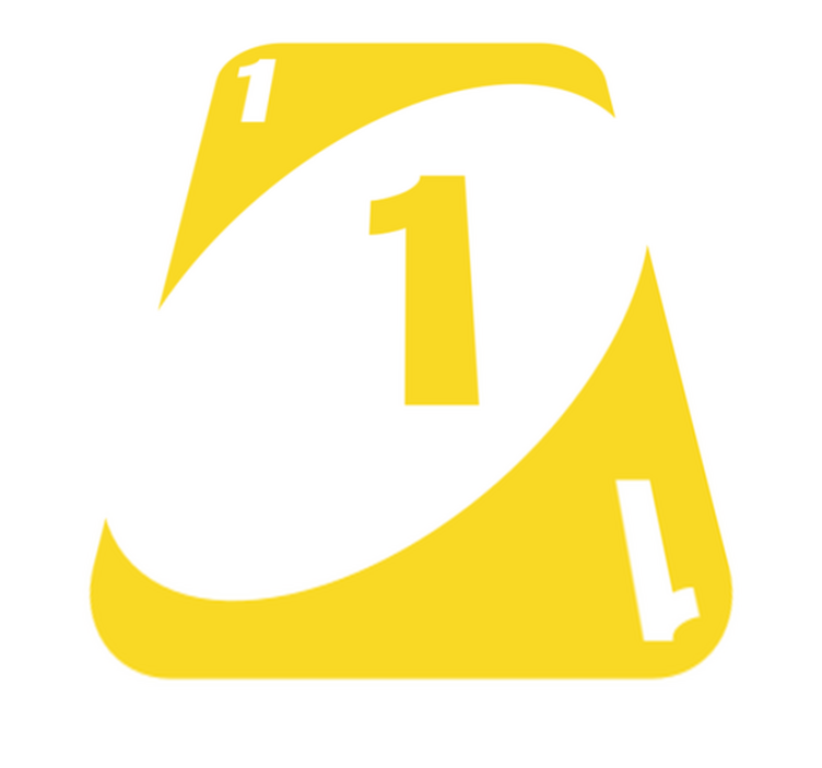 Uno kártyajáték hálószoba szőnyeg - TenStickers