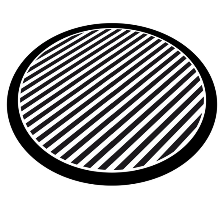 Egyszínű csíkos vinil szőnyeg - TenStickers