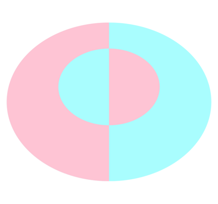 Körkörös, lágy árnyalatok vinil szőnyeg modern - TenStickers