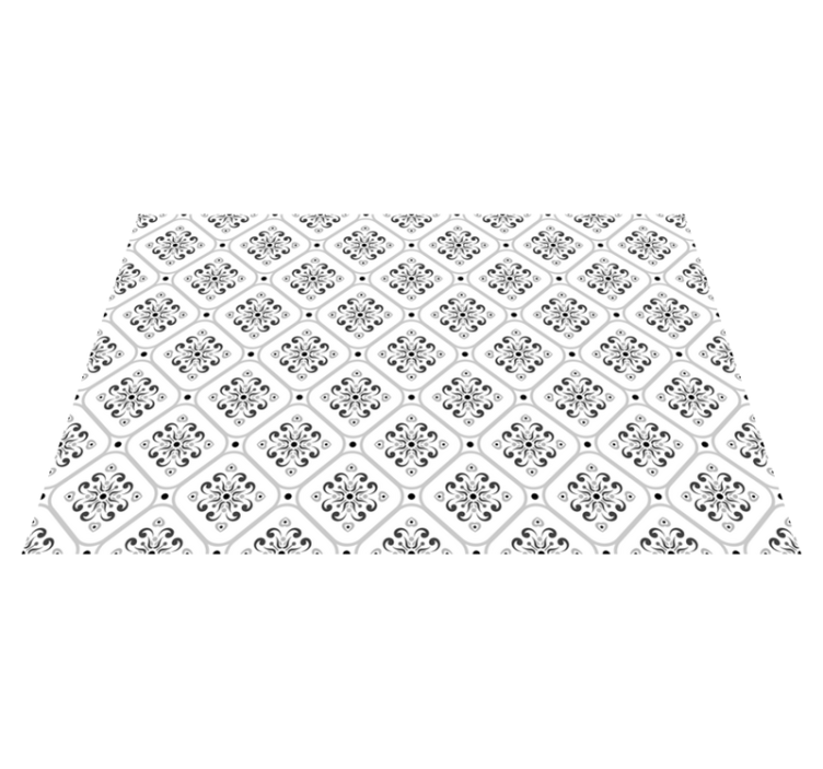 Klasszikus szürke mozaik mintás csempe szőnyeg - TenStickers