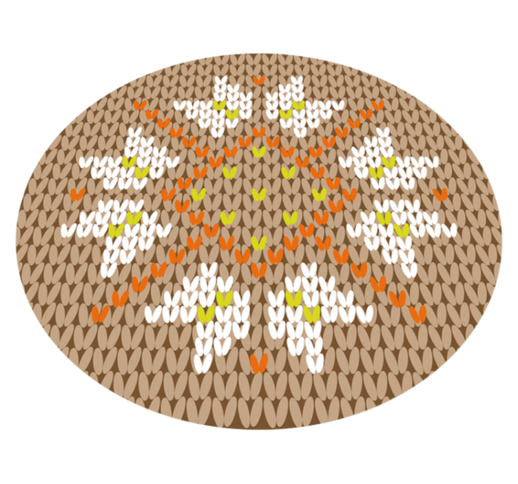 Virágos díszítésű stílusban Vinil szőnyeg előszoba - TenStickers