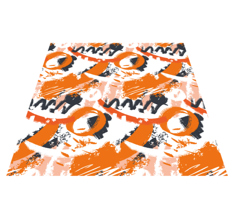 Absztrakt formák robbanása vinil szőnyeg modern - TenStickers