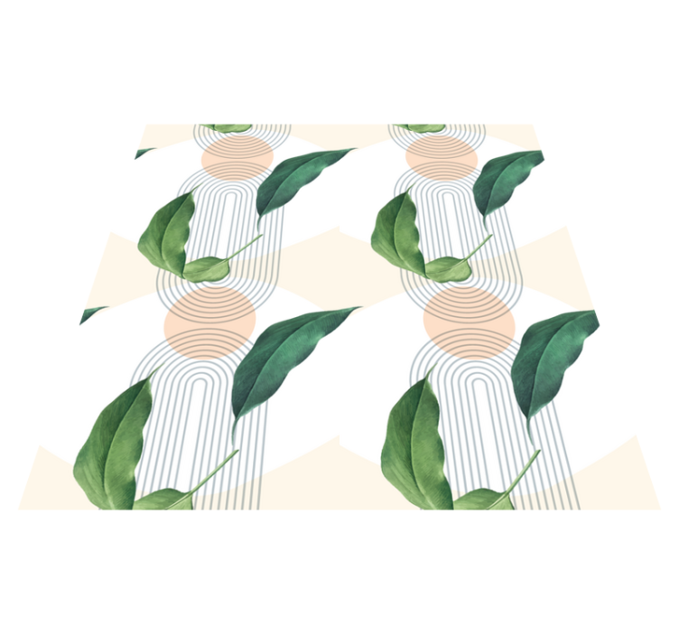 Leveles geometrikus minták vinil szőnyeg természet - TenStickers