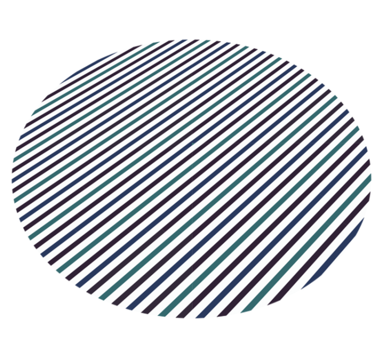 Szürke és zöld vinil szőnyeg csíkos - TenStickers