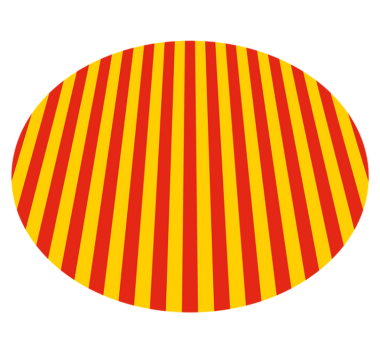 Vibráló csíkos vinil szőnyeg - TenStickers