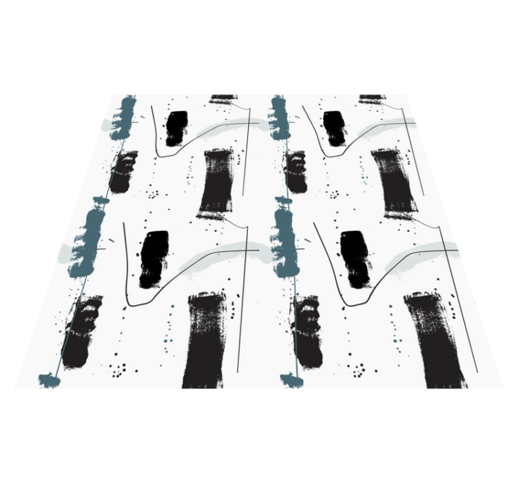 Lineáris absztrakt alakzatok vinil szőnyeg minimalista - TenStickers