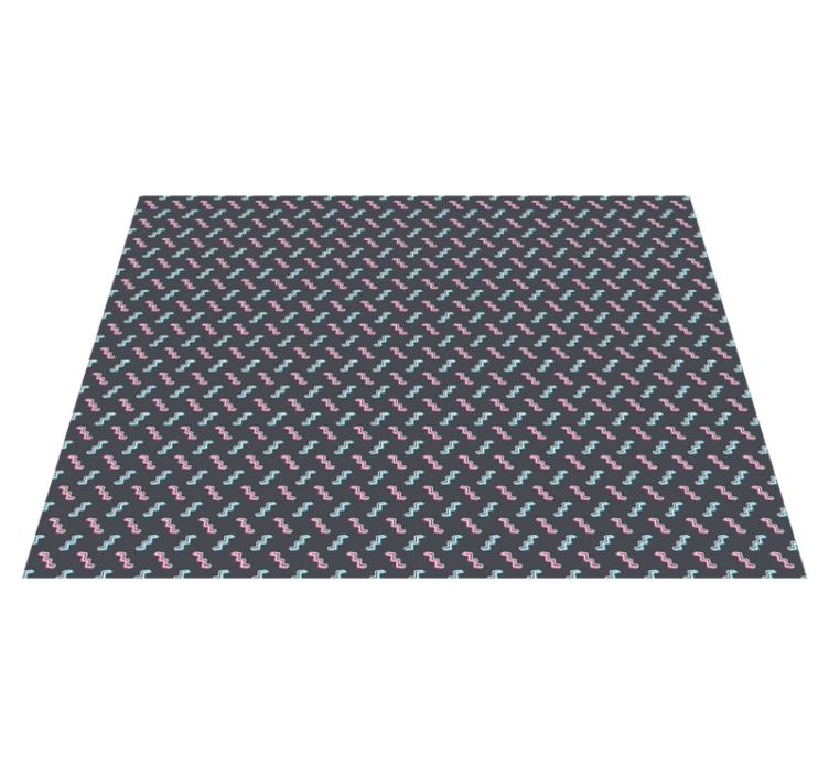 Színes hullámos formák vinil szőnyeg mások - TenStickers