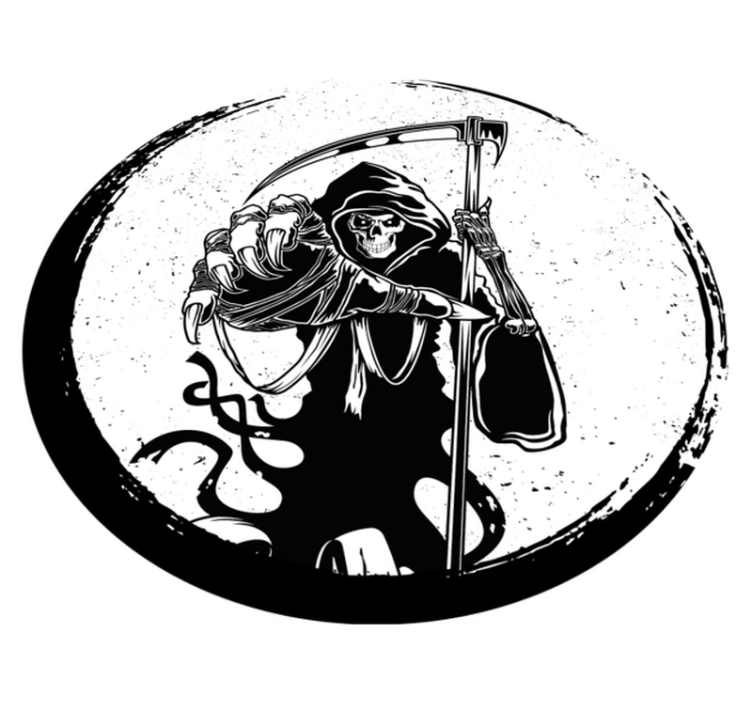 Kaszás motívum vinil szőnyeg halloween - TenStickers