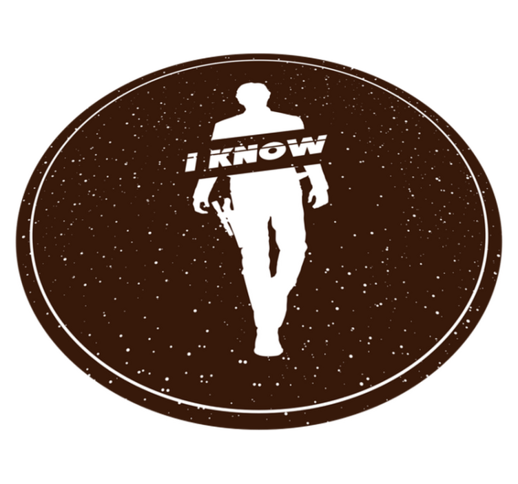 Egyszerű sziluett vinil szőnyeg minimalista - TenStickers