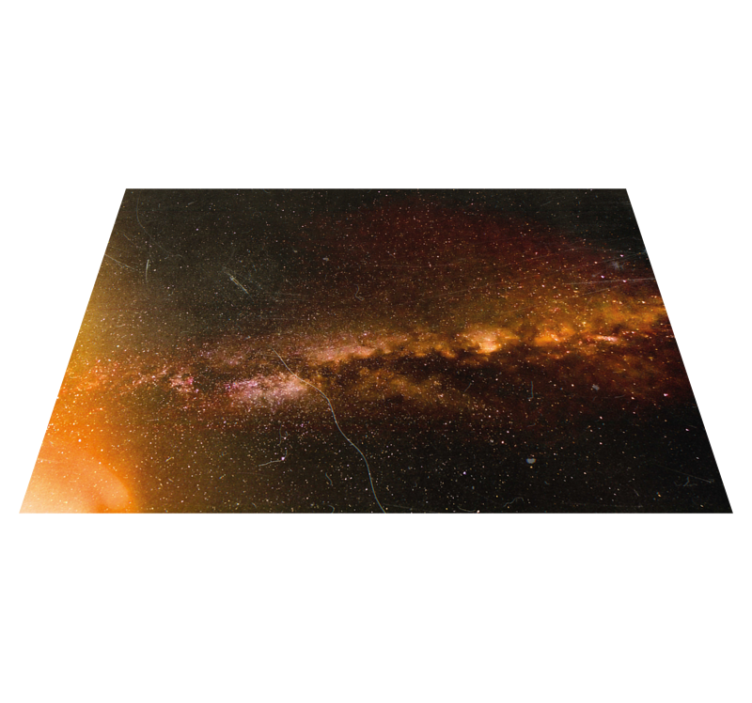 Kozmikus galaxis nézet vinil szőnyeg csillagok - TenStickers