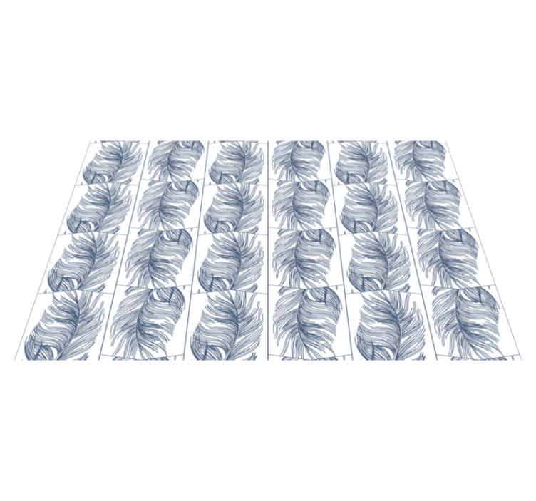 Kecses levelek vinil szőnyeg természet - TenStickers