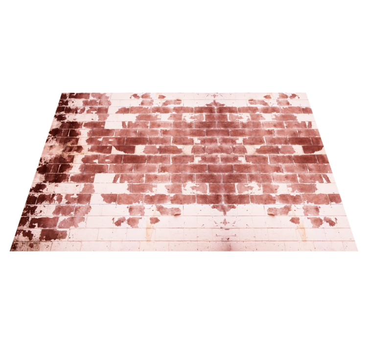 Rusztikus tégla motívum vinil szőnyeg kőhatás - TenStickers