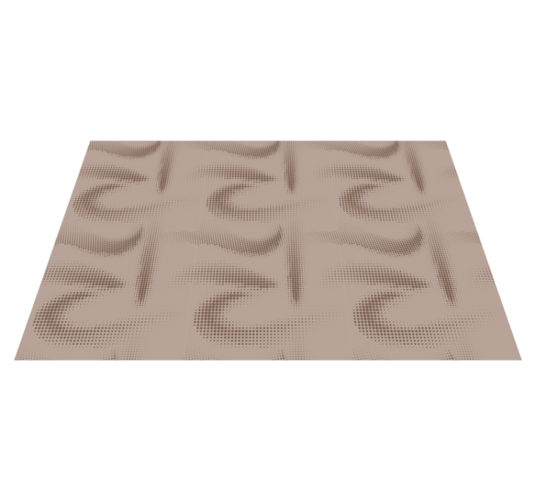 Puha textúrájú örvények Vinil szőnyeg nappali - TenStickers