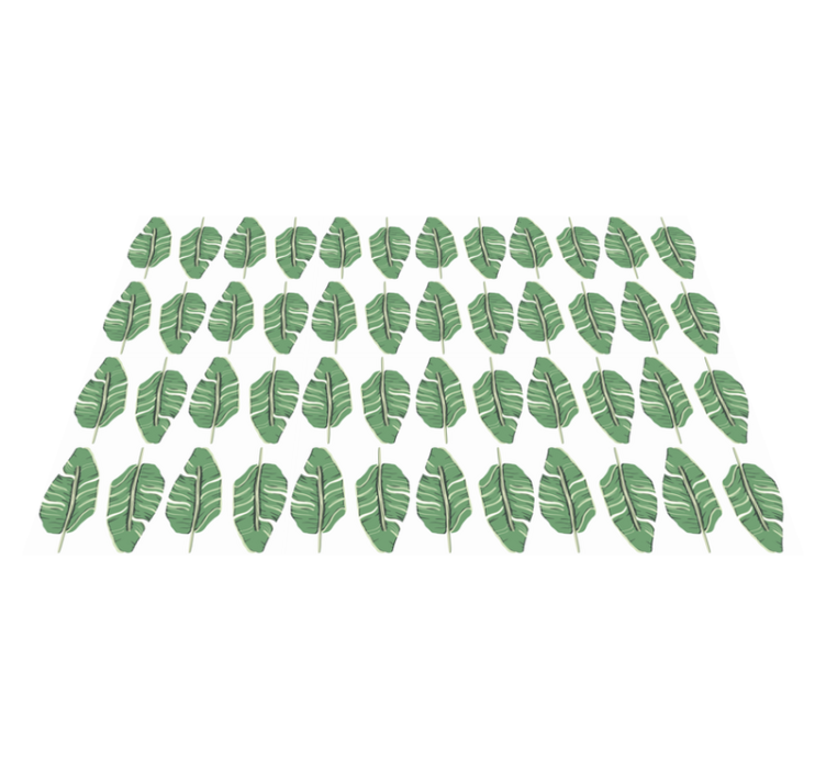 Pazar levélmotívum vinil szőnyeg természet - TenStickers