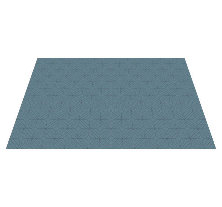 Modern vinil szőnyeg geometrikus levél elemmel - TenStickers