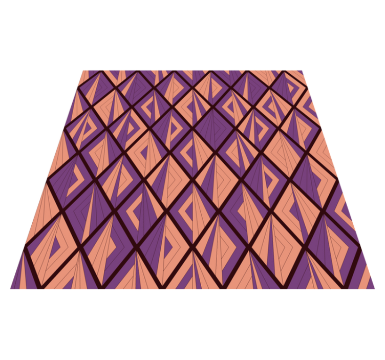 Geometrikus minta harmónia vinil szőnyeg geometriai - TenStickers