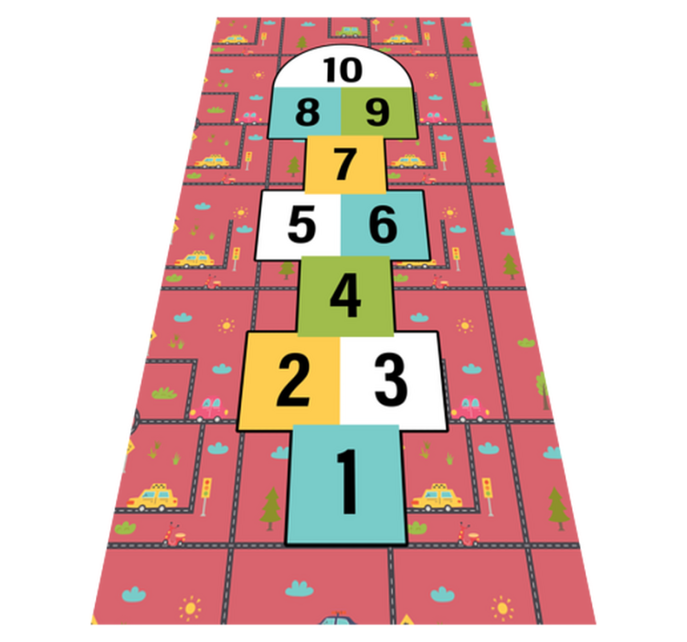 vinil szőnyeg Játékok ugrásos játékidő - TenStickers