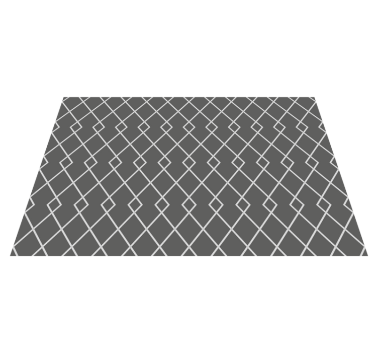 Elegáns gyémánt elrendezés vinil szőnyeg geometriai - TenStickers