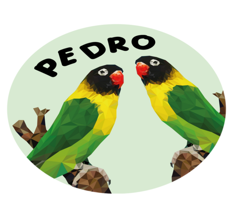 Testreszabható szerelmesek Vinil szőnyeg nevekkel - TenStickers