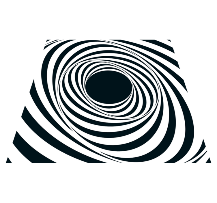 Geometrikus eső négyzet alakú modern szőnyeg - TenStickers