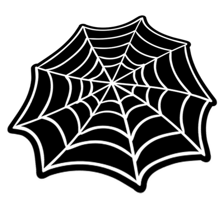 Pókháló szőnyeg tini vinil szőnyeg - TenStickers