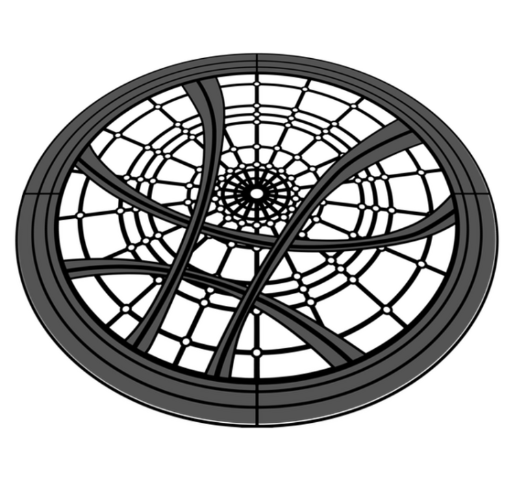 Dr furcsa ablakos tini szőnyeg - TenStickers