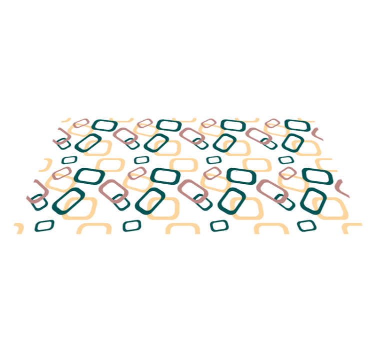 Absztrakt szabálytalan formák modern szőnyeg - TenStickers