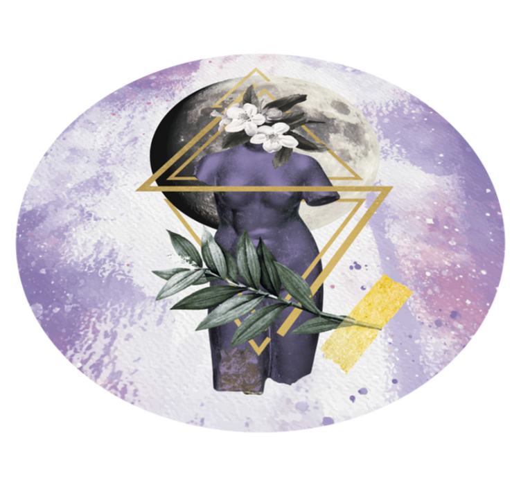 Digitális kollázs modern szőnyeg - TenStickers