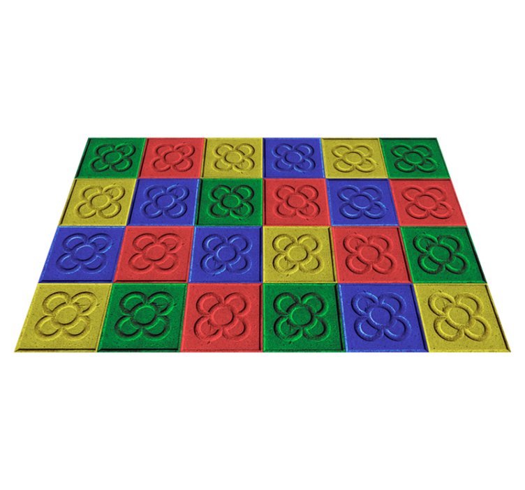 Vinil szőnyeg nappali pop art panot csempe - TenStickers