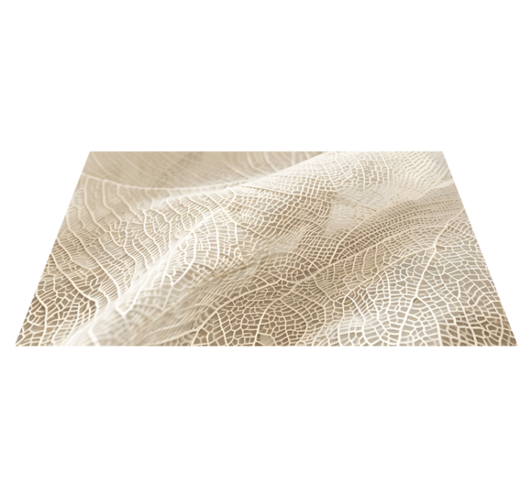 Minimalista levelek Vinil szőnyeg bézs - TenStickers