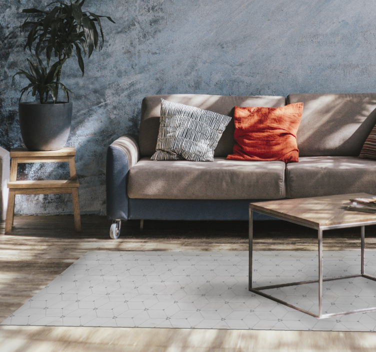 3d köbös modern vinyl szőnyeg - TenStickers