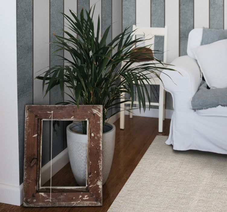 Természetes bézs pamut textúra északi vinil szőnyeg - TenStickers