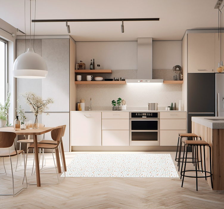 Terrazo cukorka cserép szőnyeg - TenStickers