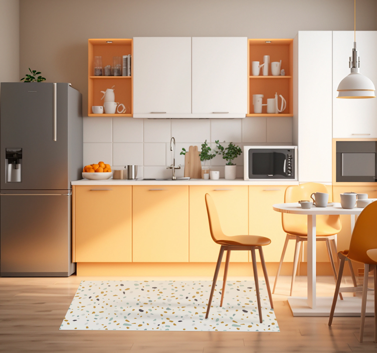 Nordic stílusú terrazzo textúra szőnyeg - TenStickers