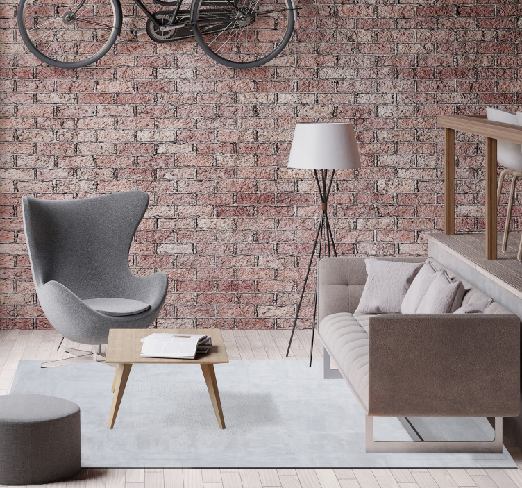 Cement textúra kő vinil szőnyeg - TenStickers