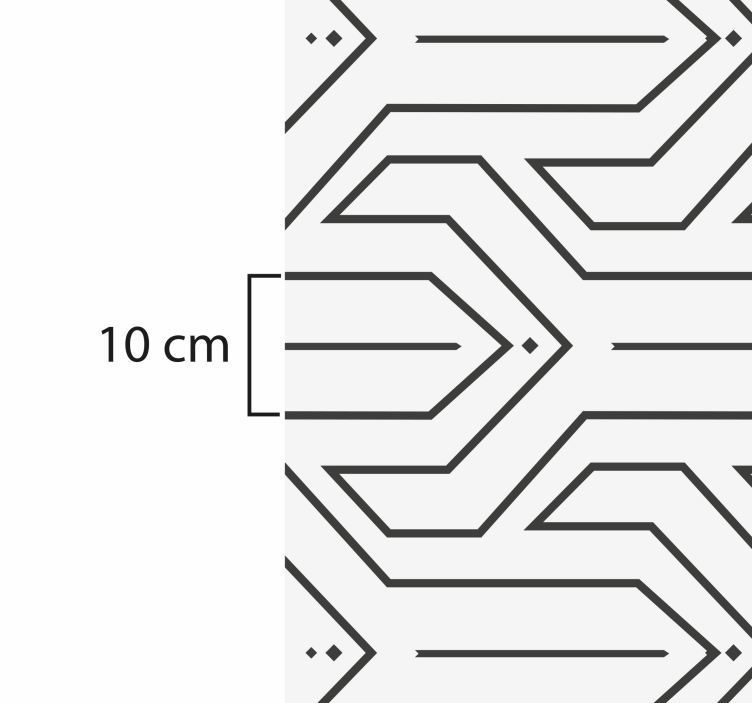 vinil szőnyeg geometriai patrón geometrico - TenStickers