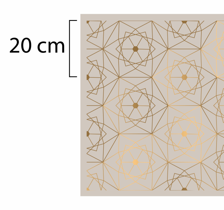 vinil szőnyeg geometriai absztrakt minta vonalak - TenStickers