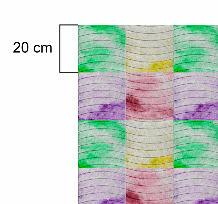 Vinil szőnyeg nappali ramblas csempe - TenStickers
