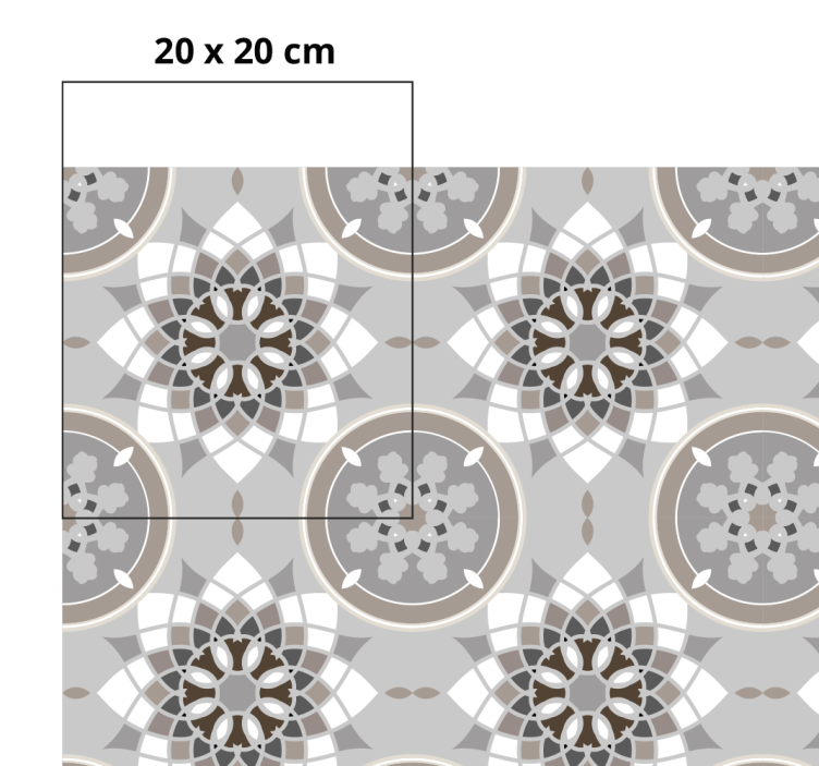 Padló virágcserép modern szőnyeg - TenStickers