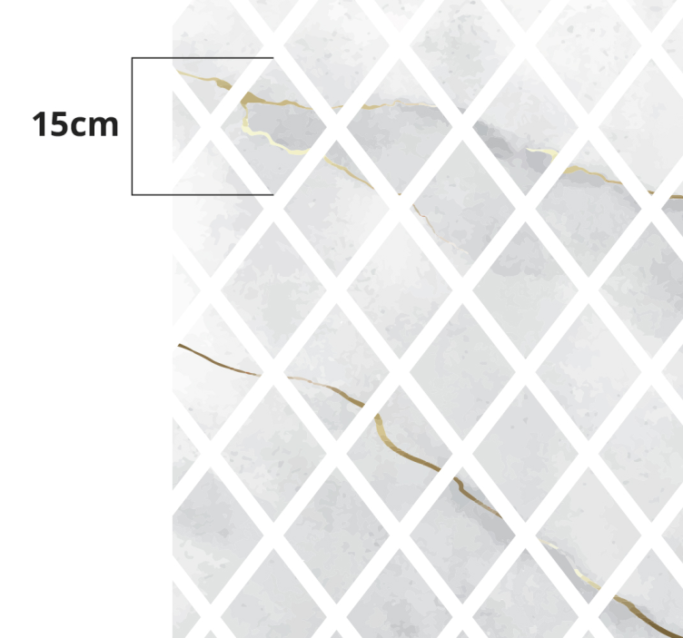 Gyémánt és beija kőből készült padlólapok - TenStickers