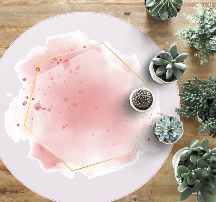 Absztrakt akvarell vinil szőnyeg minimalista - TenStickers