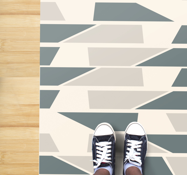 Absztrakt geometriai kerámia csempe futók - TenStickers