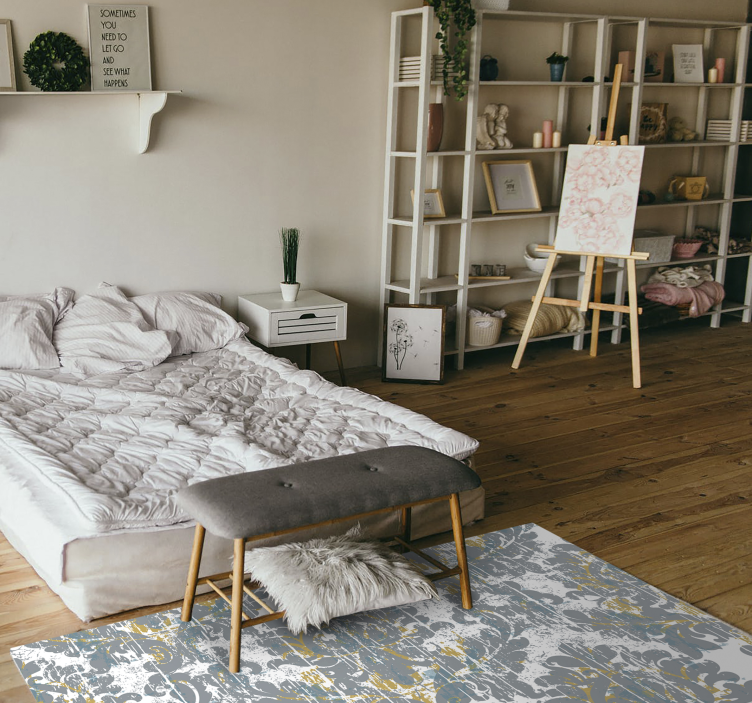 Absztrakt mozaik kompozíció vinil szőnyeg mozaik - TenStickers