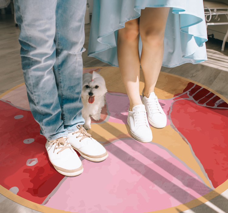 Akvarell modern vinil szőnyeg - TenStickers