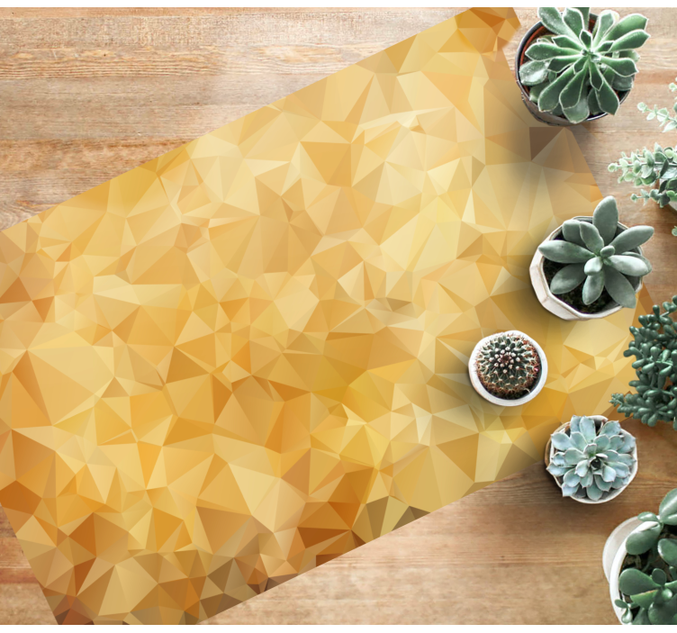 Arany minta vinil szőnyeg geometriai - TenStickers