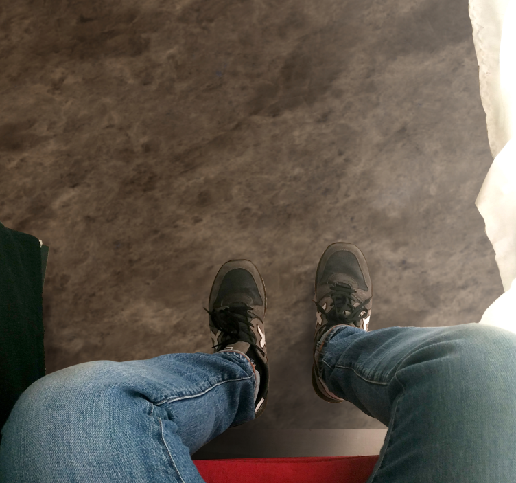 Barna rusztikus kő mintás textúra szőnyeg - TenStickers