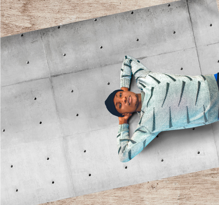 Beton szürke textúra vinil szőnyeg kőhatás - TenStickers