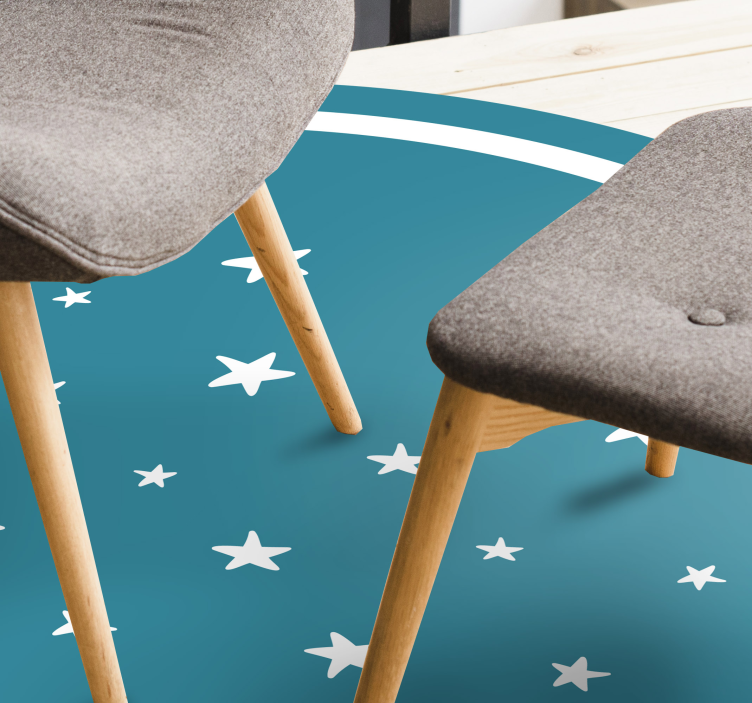 Csillagmotívum vinil szőnyeg csillagok - TenStickers